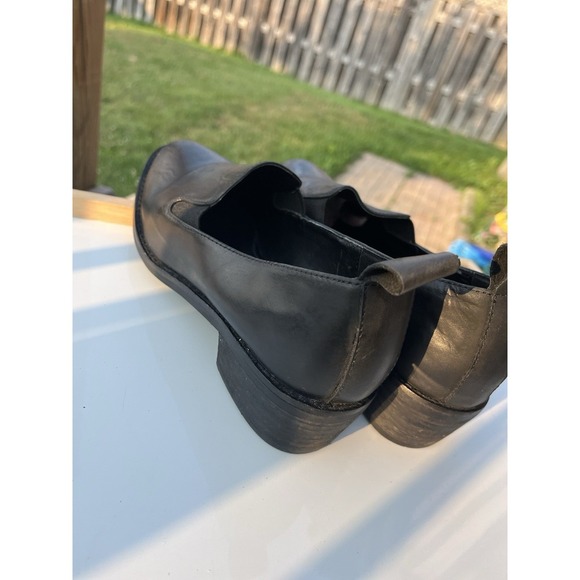 Shellys London Black Leather Flats Women's Size US7.5, EU38 - Picture 13 of 16